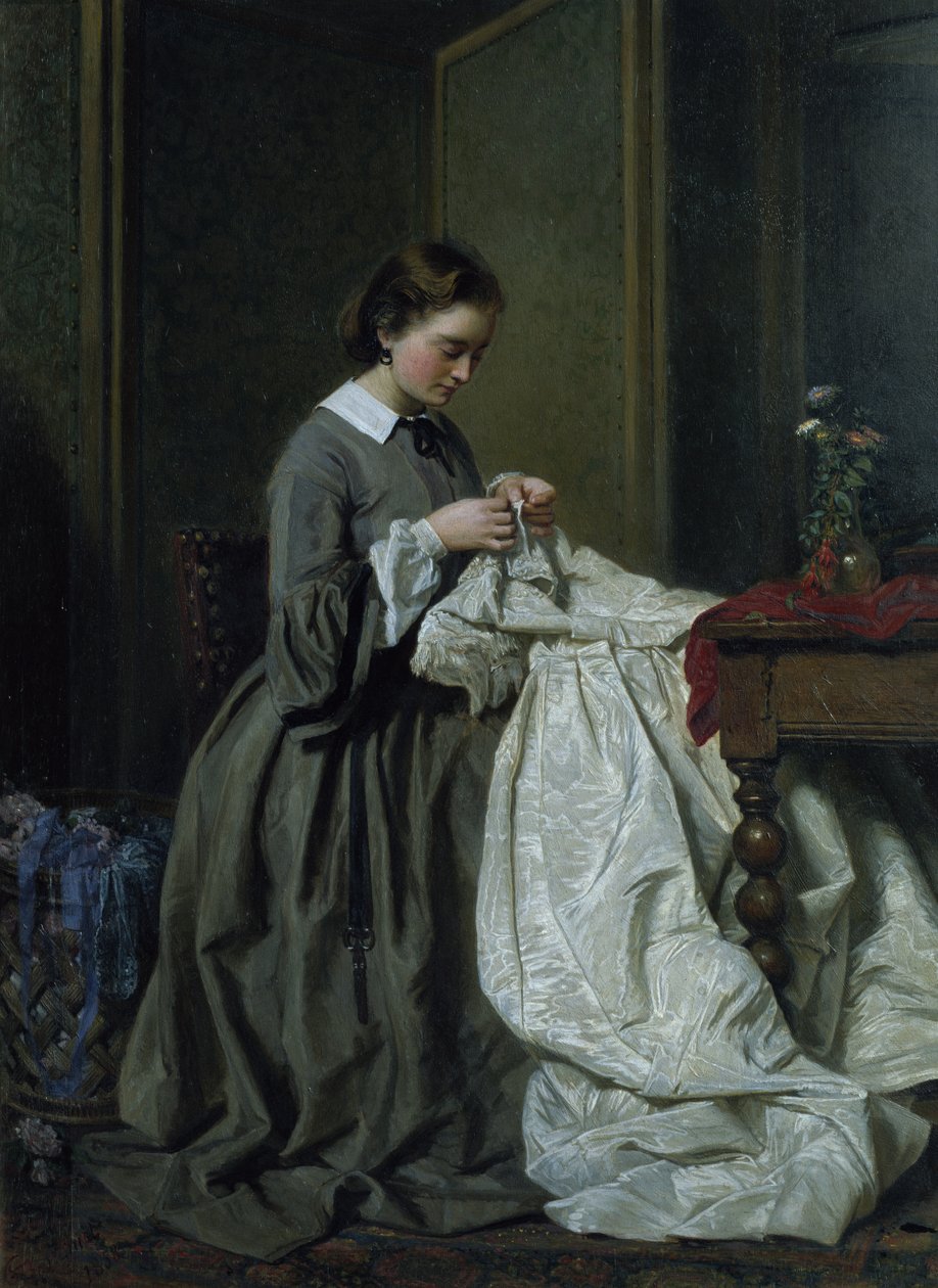 La Couturière - Charles Baugniet