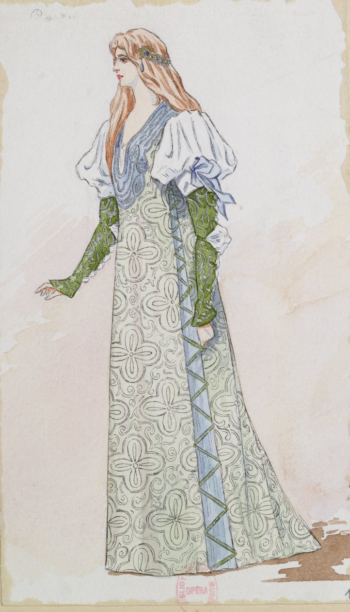 Costume de Desdémone pour la première représentation d