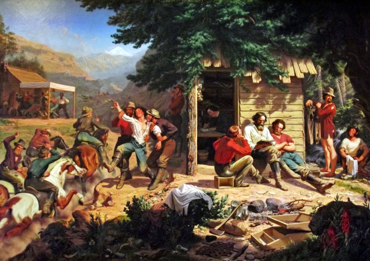 Matinée du dimanche dans les mines - Charles Christian Nahl