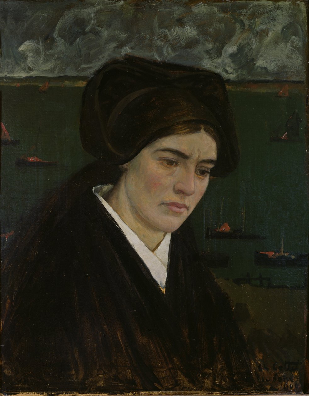 Jeune femme à l