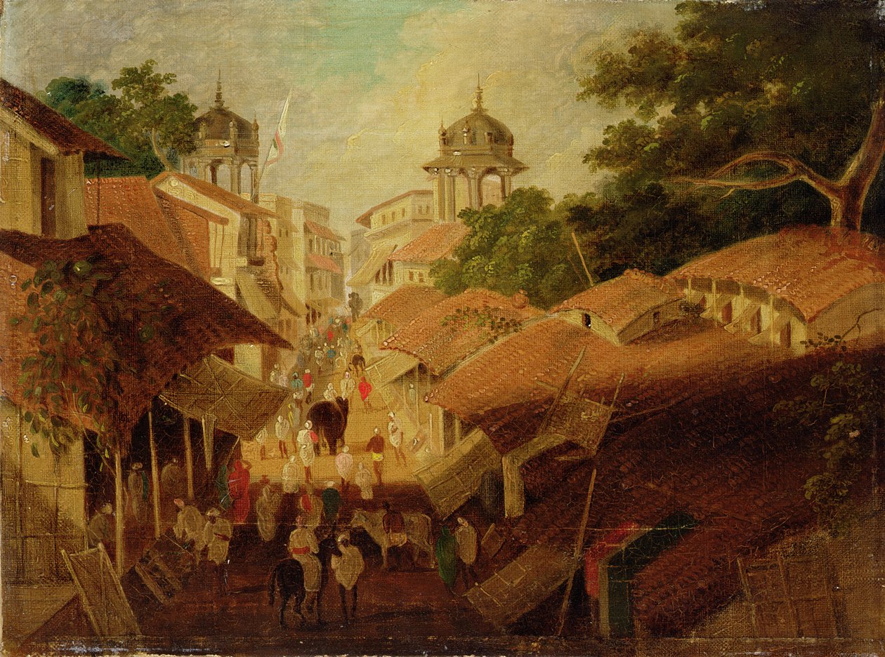 Rue à Patna - Charles d Oyly