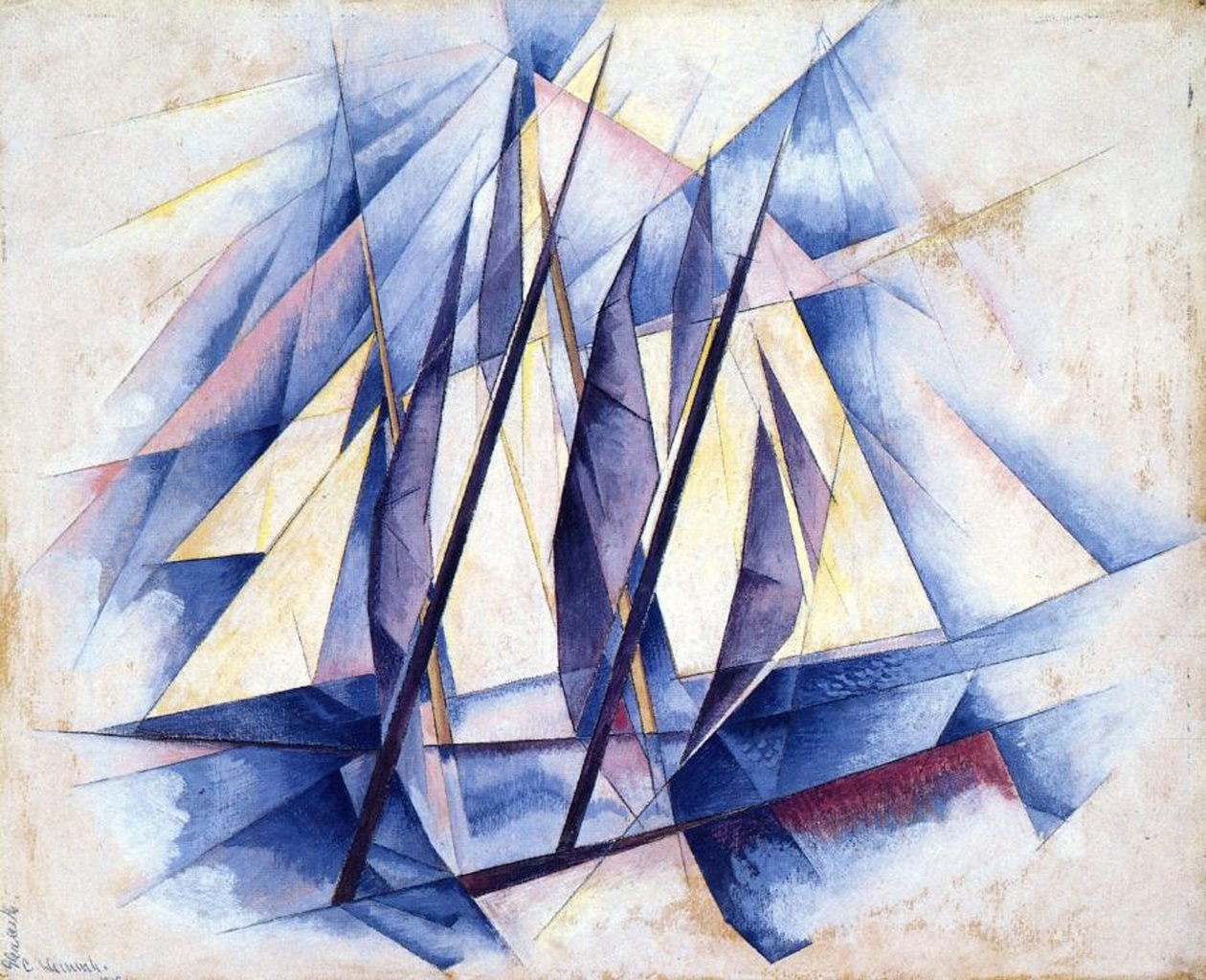 Bateaux à voile, 1919 - Charles Demuth