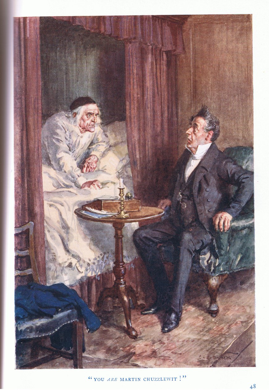 Vous êtes Martin Chuzzlewit! - Charles Edmund Brock