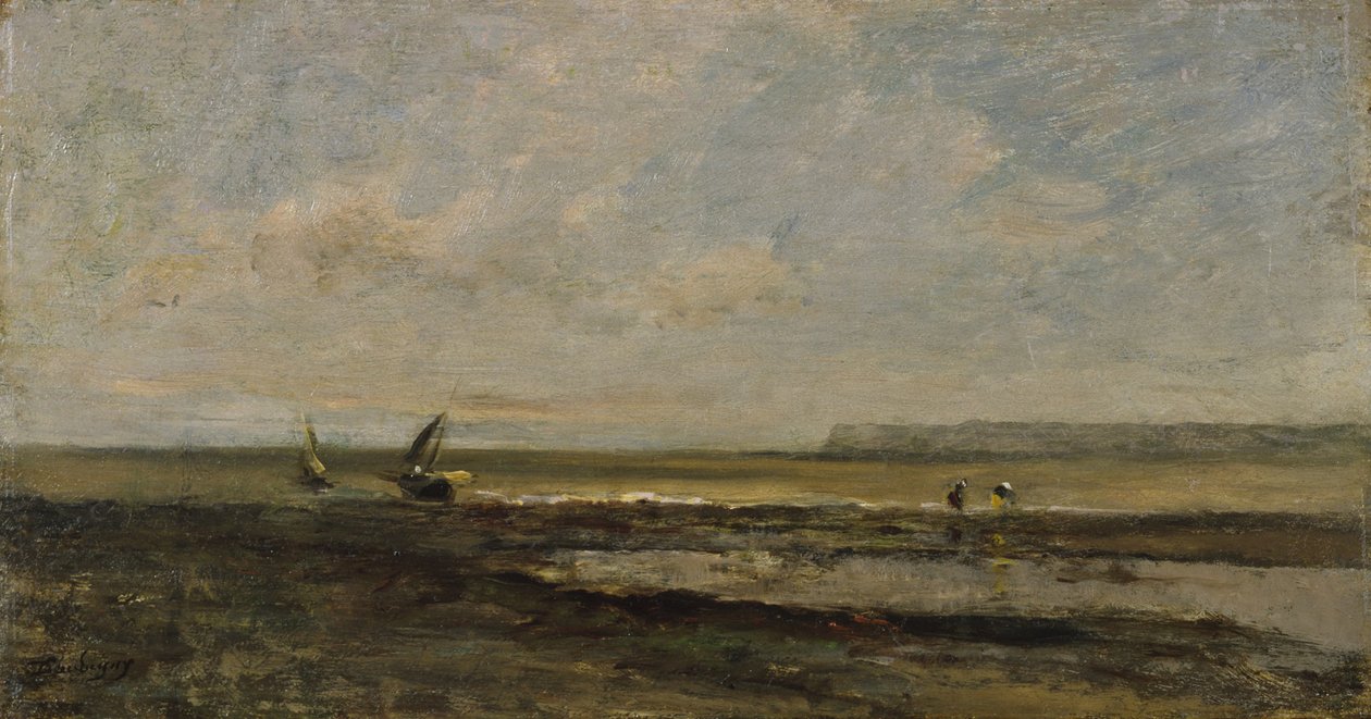 Scène de plage - Charles Francois Daubigny