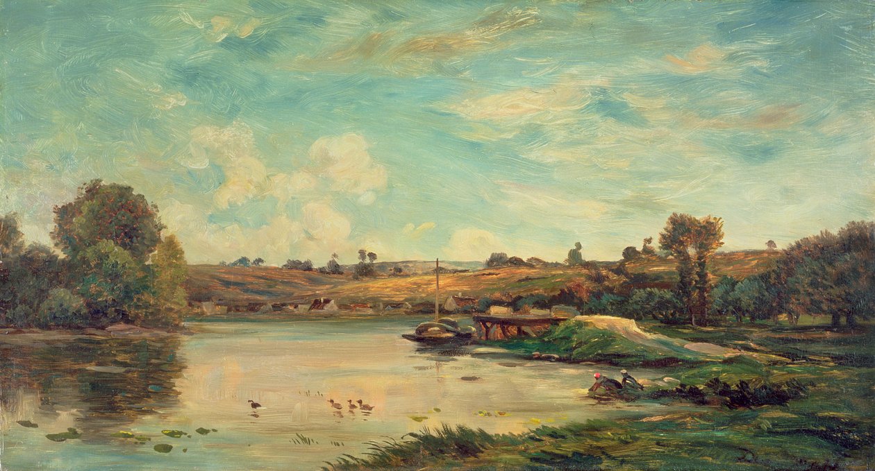 Sur la Loire - Charles Francois Daubigny