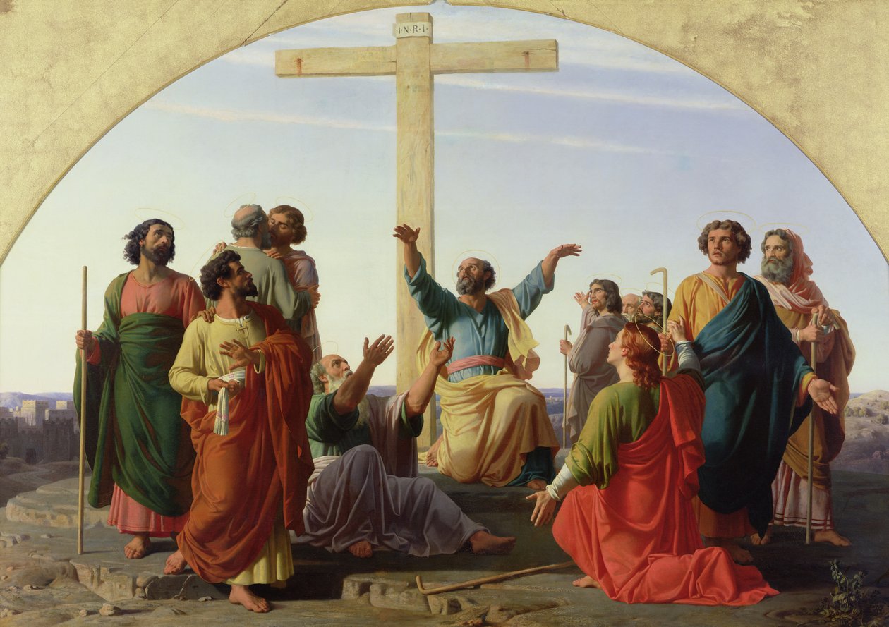 Le départ des apôtres, 1845 - Charles Gleyre