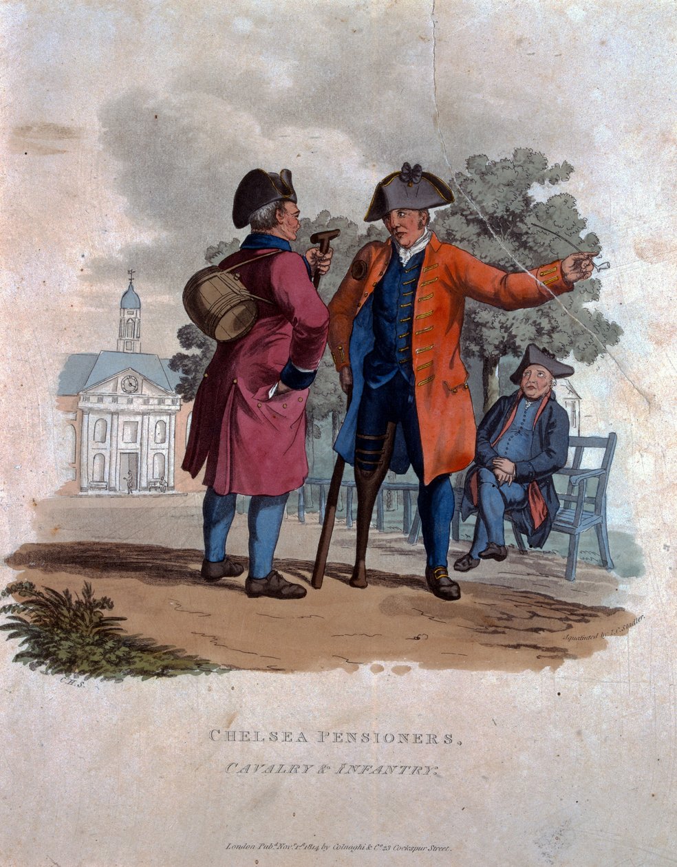 Pensionnaires de Chelsea, Cavalerie et Infanterie, du 