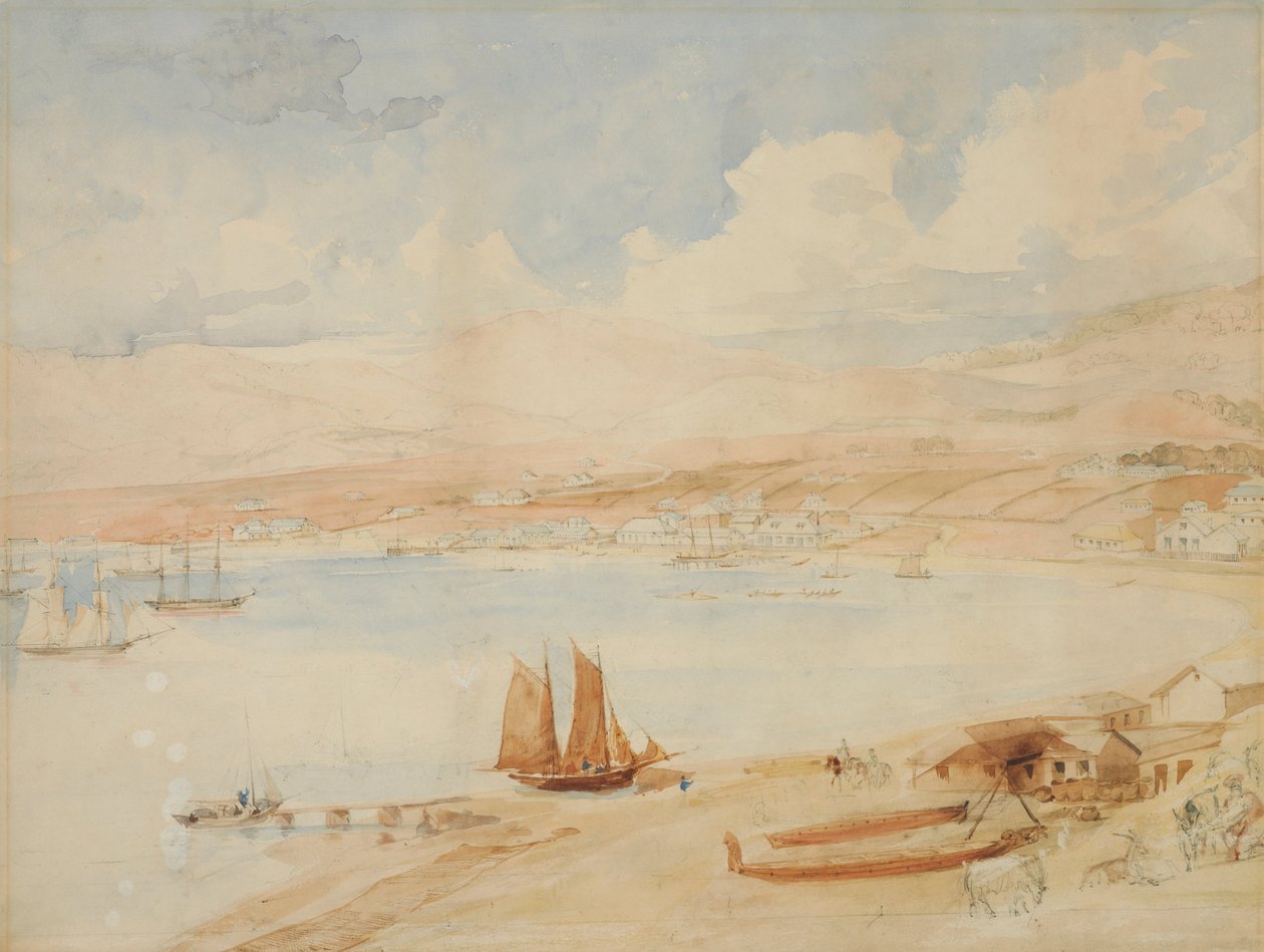 Port de Wellington, N.Z. - Charles Heaphy