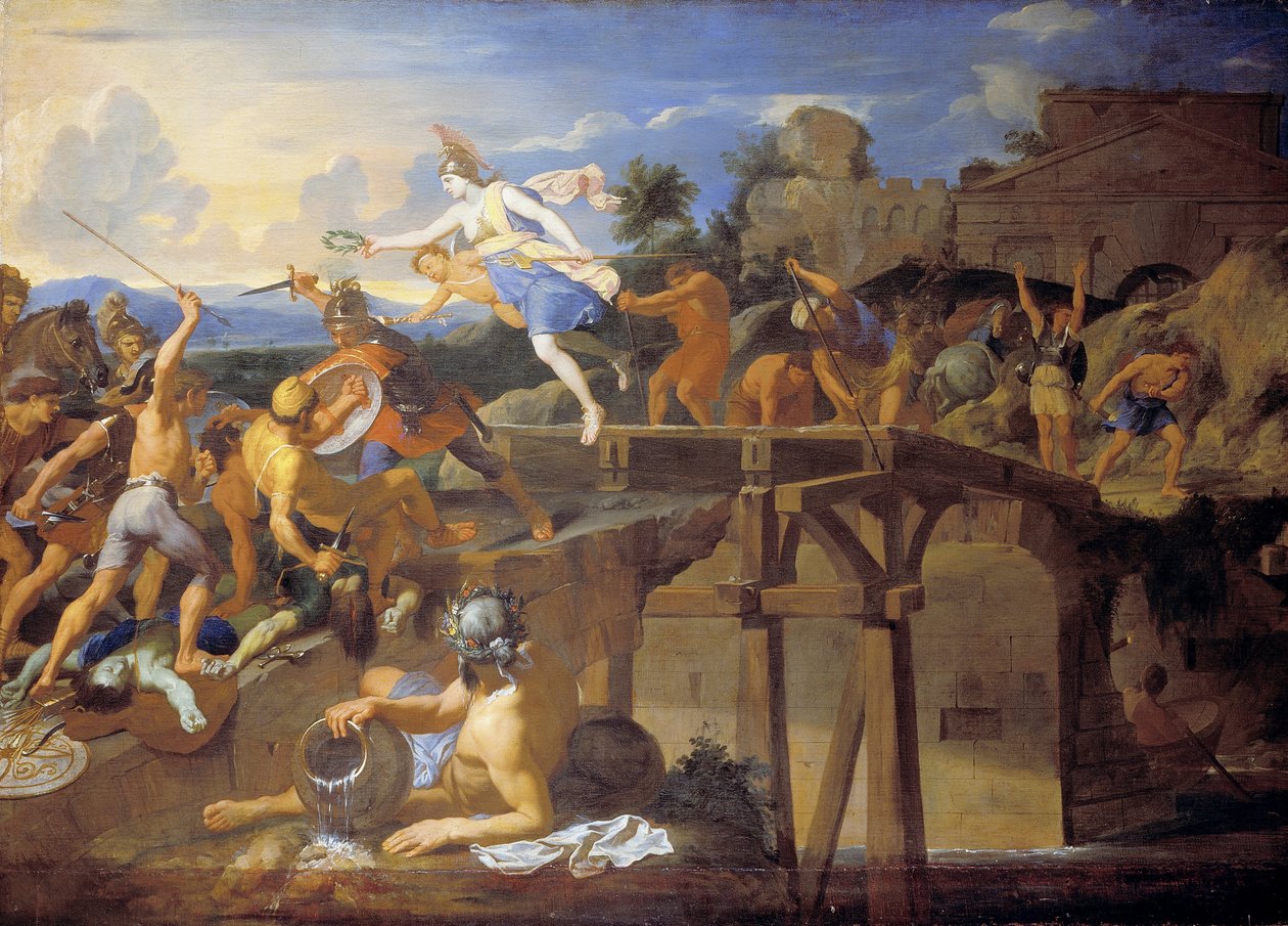 Horatius Cocles défendant le pont - Charles Le Brun