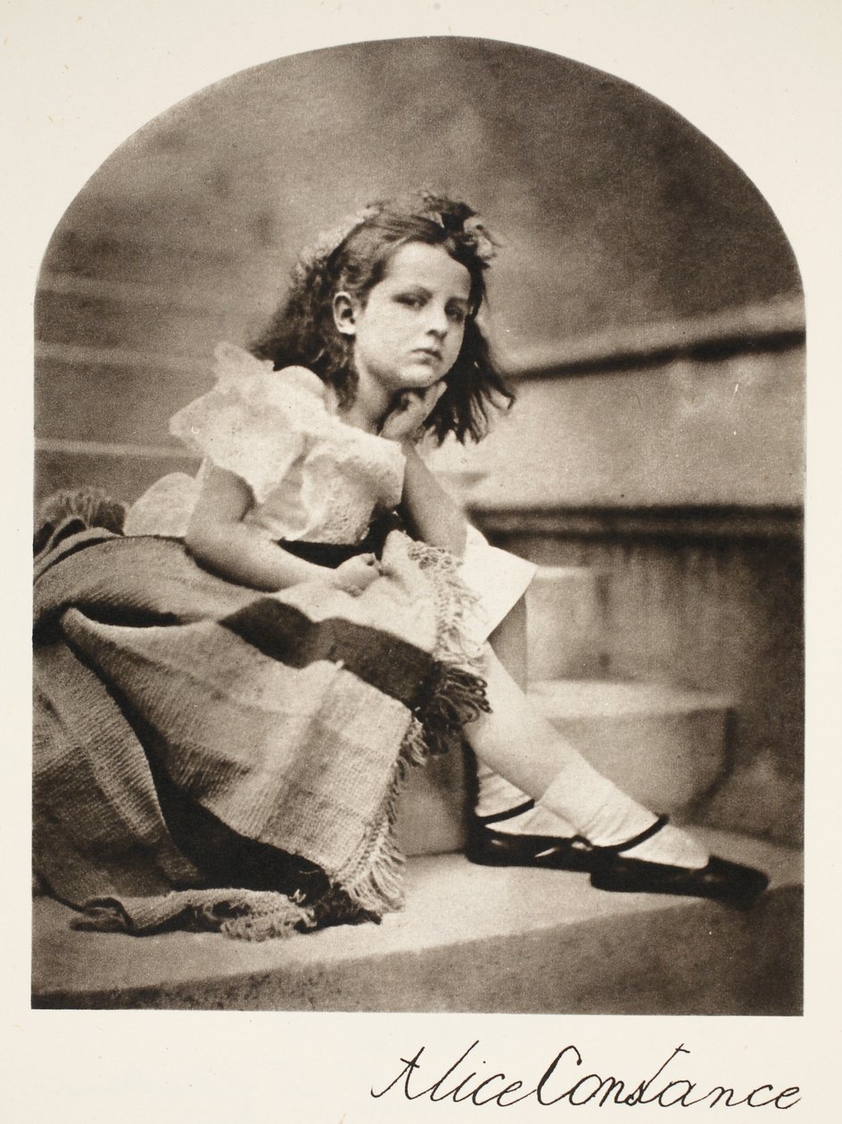 Alice Constance Westmacott, 9 juillet 1864 (photo sépia) - Charles Lutwidge Dodgson