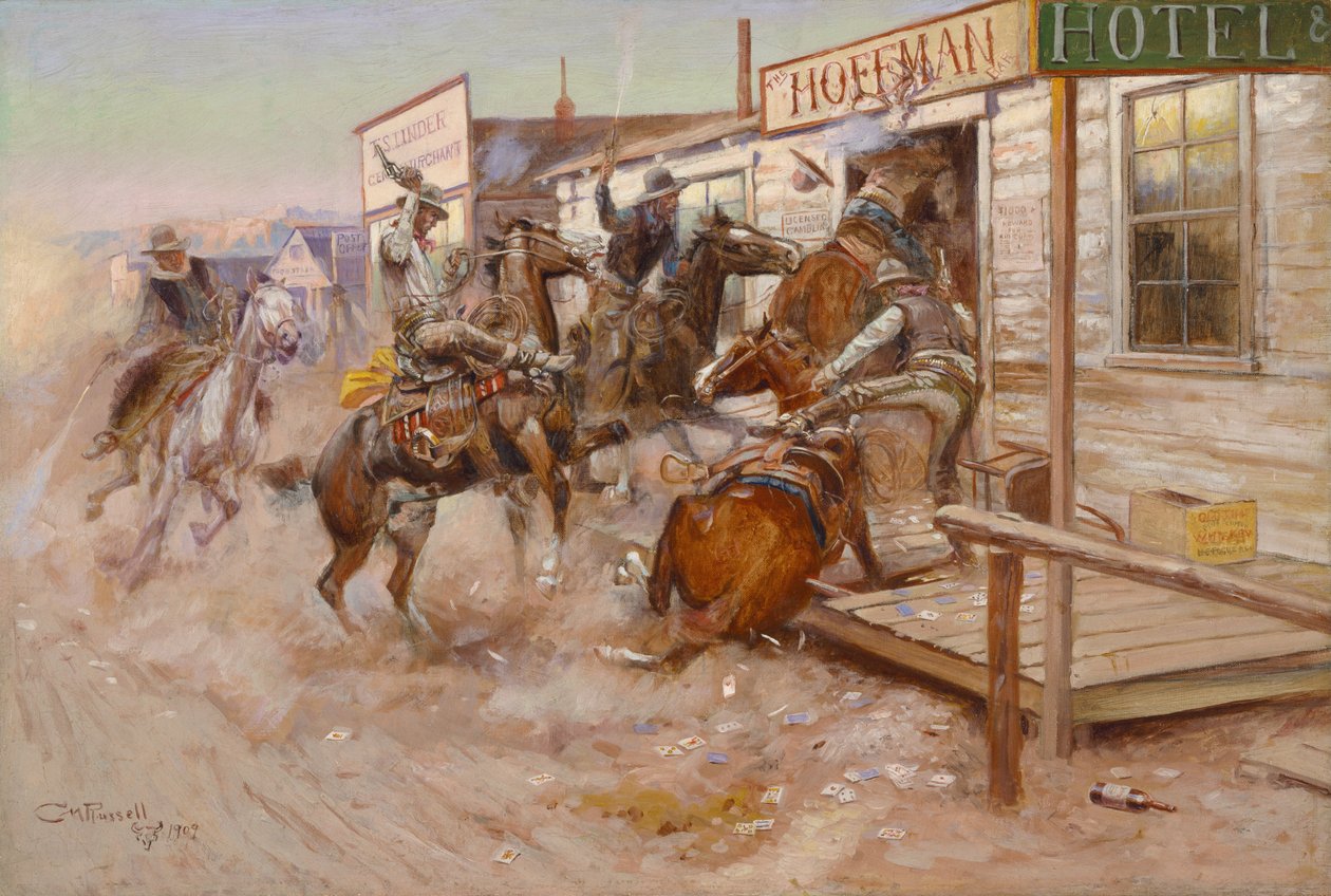Sans frapper - Charles Marion Russell