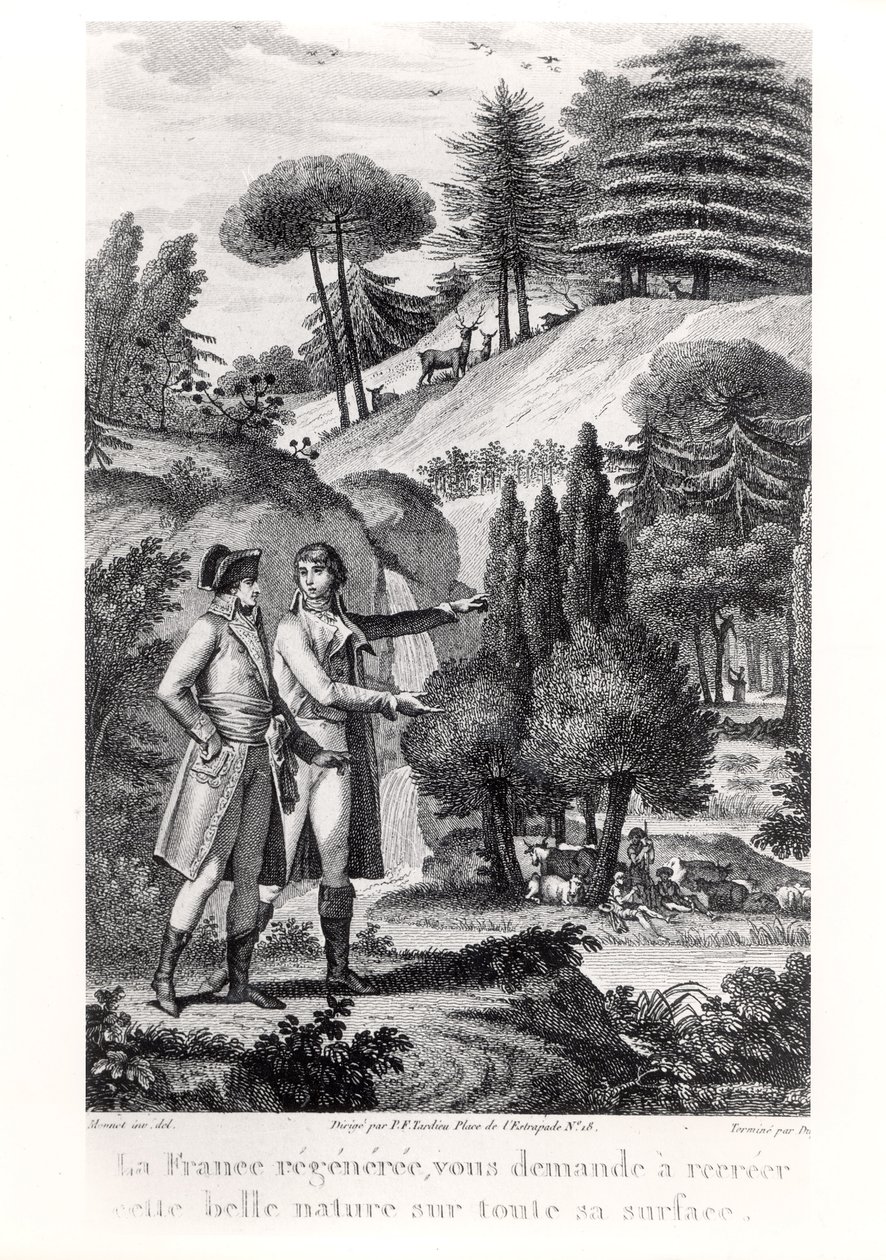 Napoléon Bonaparte (1769-1821) et la Forêt de France, 1801 - Charles Monnet