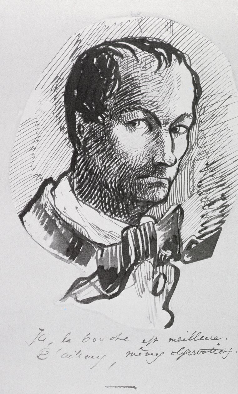 Autoportrait - Charles Pierre Baudelaire