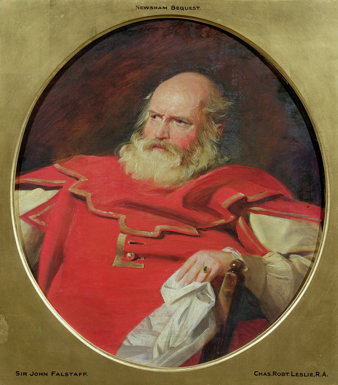 Sir John Falstaff, vers 1840 - Charles Robert Leslie