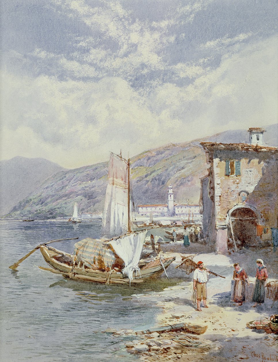 Lac de Côme - Thomas Charles Leeson Rowbotham