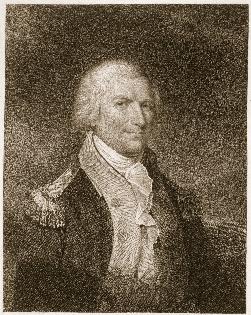 Major General Arthur St. Clair, gravé par Edward Wellmore (fl.1835) d