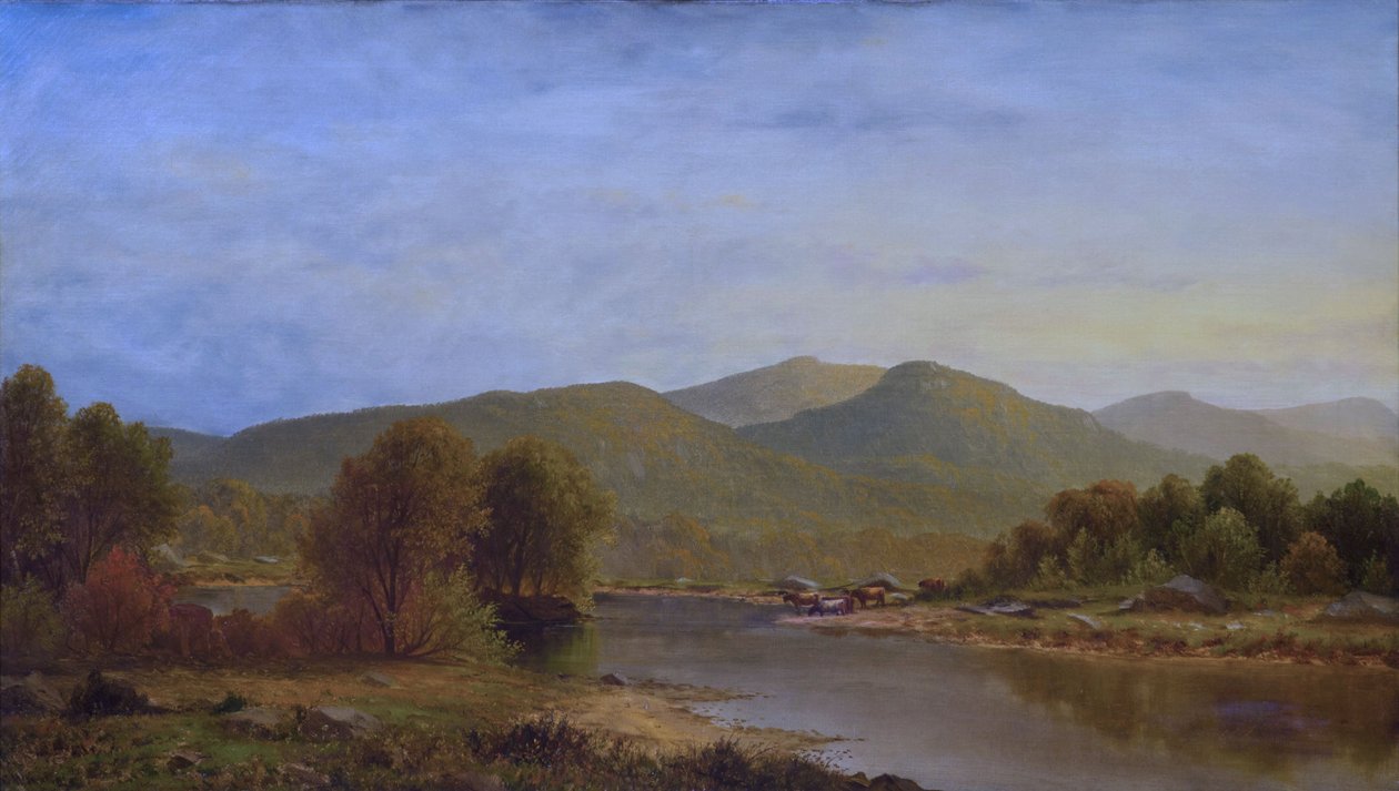 Vue sur la rivière Pemigewasset, New Hampshire - Charles Wilson Knapp