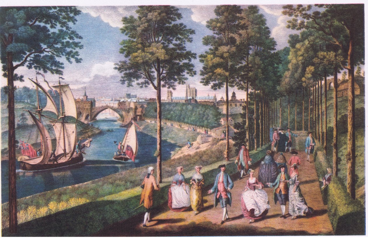 Vue de York 1756 - Charles the Elder Grignion