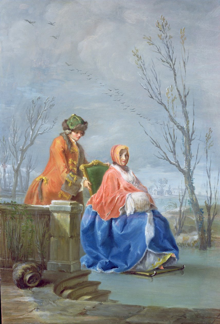 Hiver - Charles-Joseph Flipart