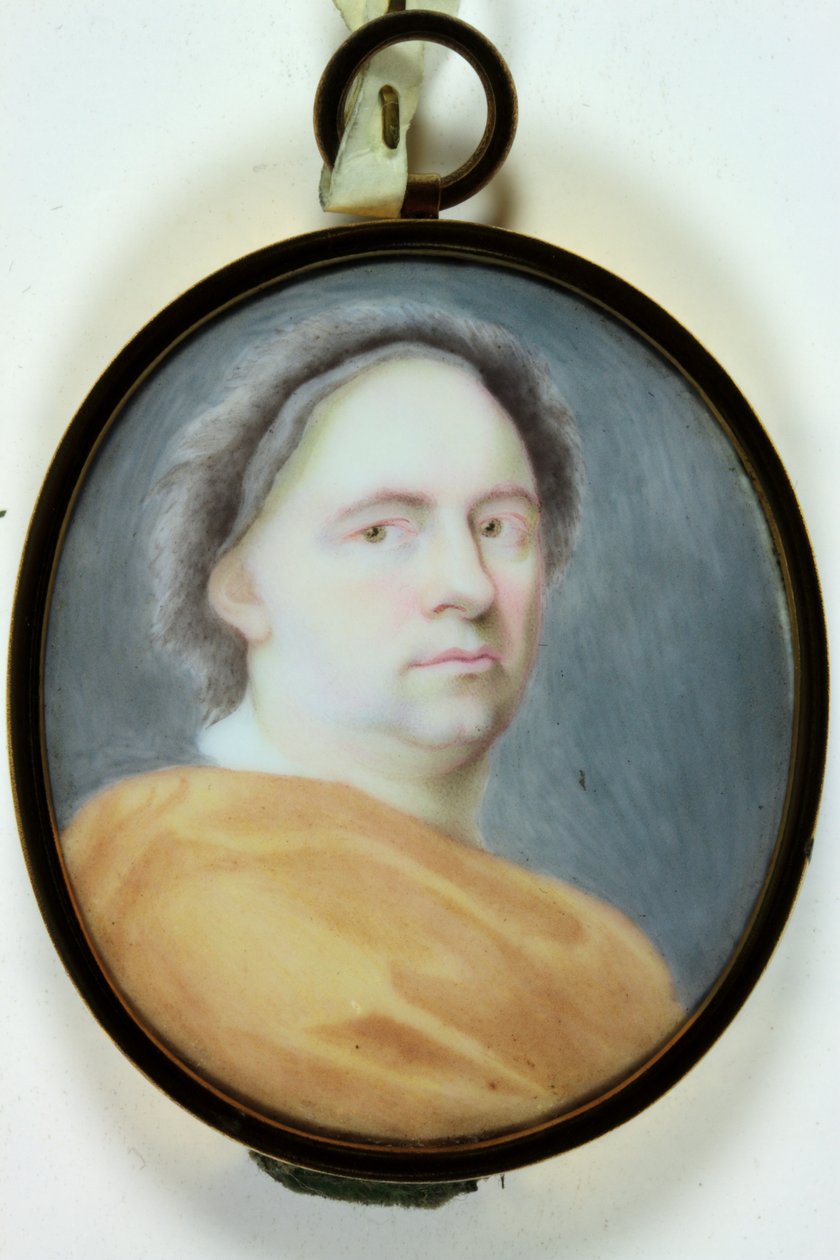 Humphrey Wanley (émail) - Charles (attr.to) Boit