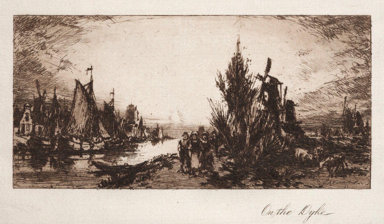 Sur la digue, 1885 - Charles A. Vanderhoof
