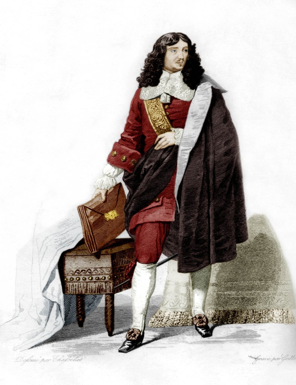 Jean-Baptiste Colbert - Charles Abraham (after) Chasselat