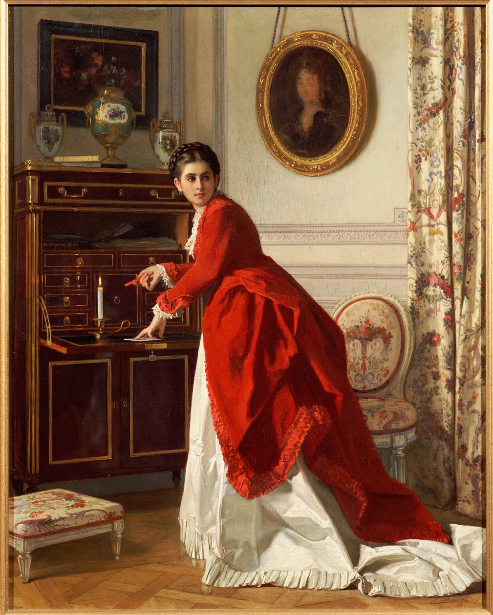 La lettre - Charles Baugniet