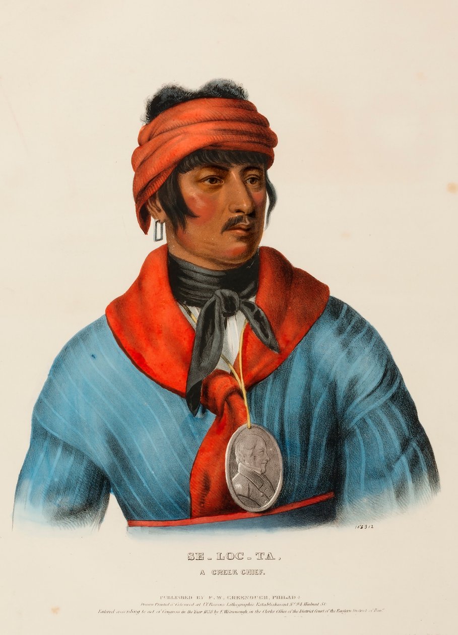 SE-LOC-TA, UN CHEF DE RUISSEAU - Charles Bird King