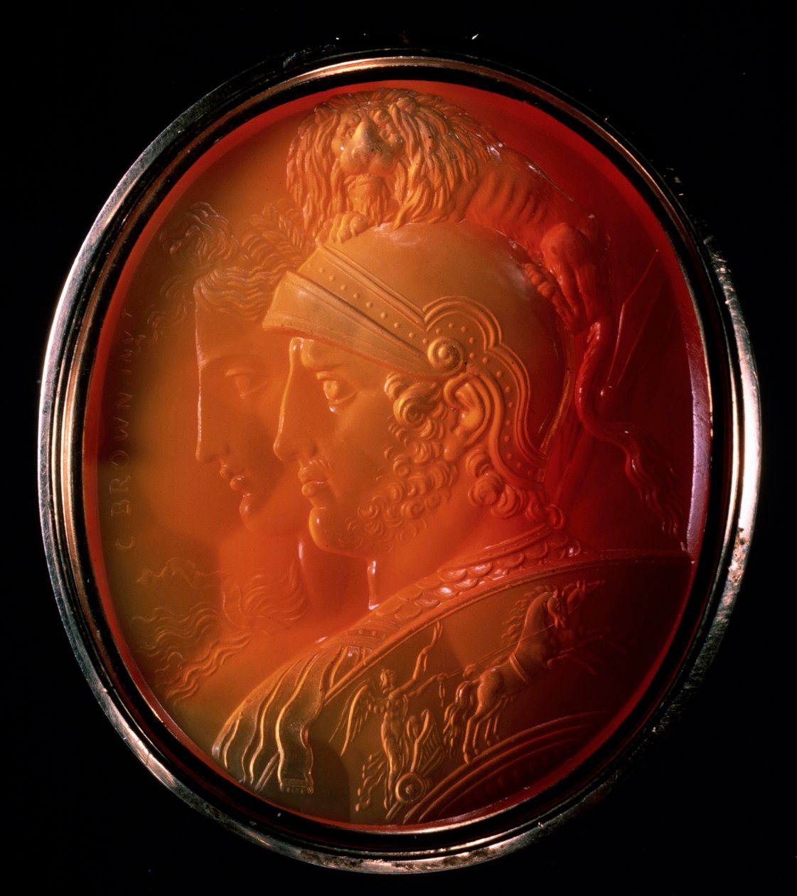 Camée avec Mars et Bellone, c1784 - Charles Brown