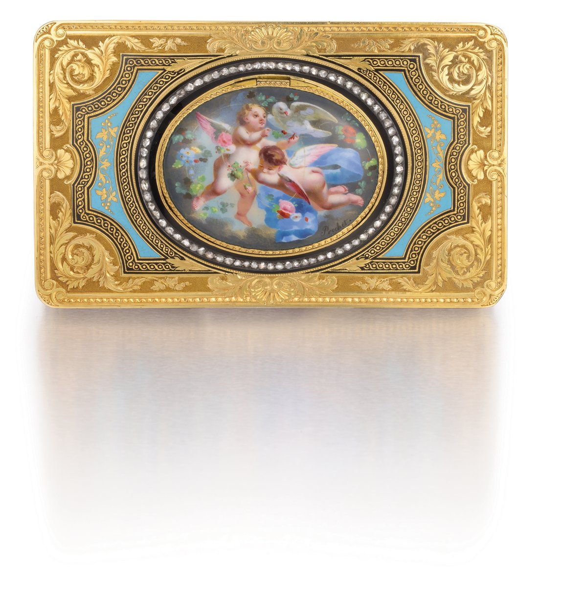 Boîte à oiseau chanteur, vers 1840 - Charles Bruguier