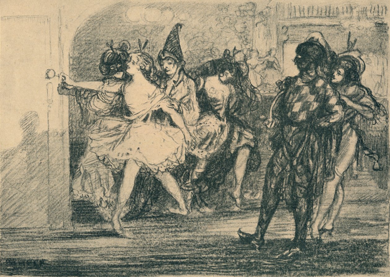 Entrée en scène, vers 1904, 1935 - Charles Edward Conder