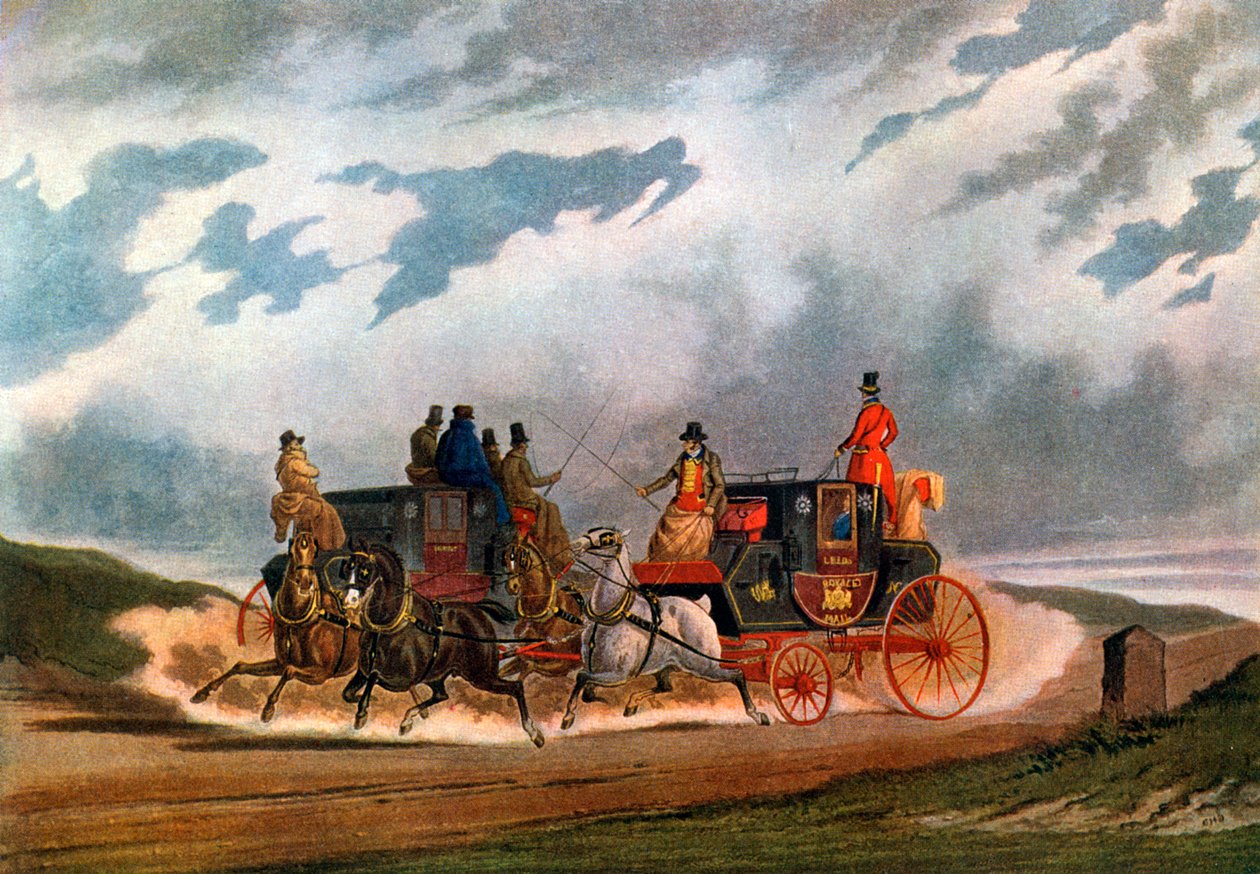 Demi-chemin du carrosse de Leeds, 1837 - Charles Cooper Henderson
