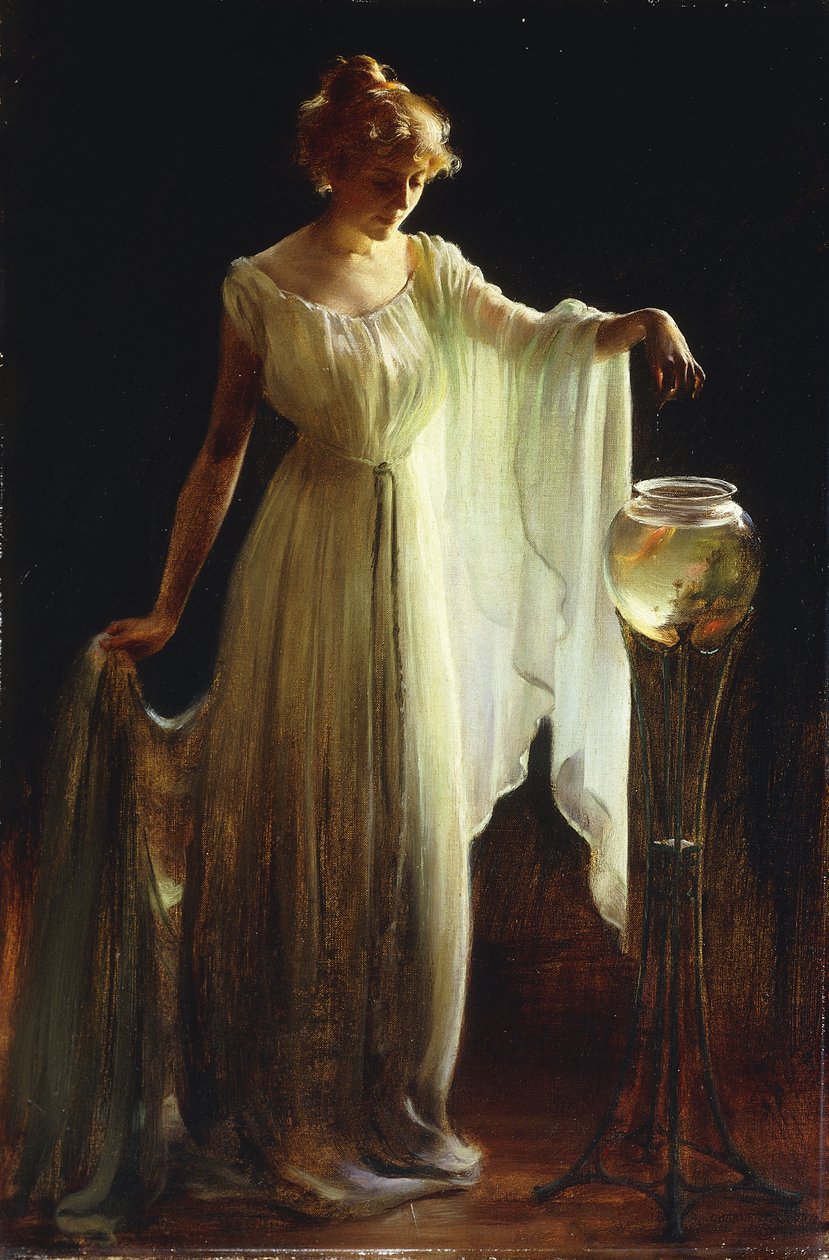 Le Poisson rouge - Charles Courtney Curran