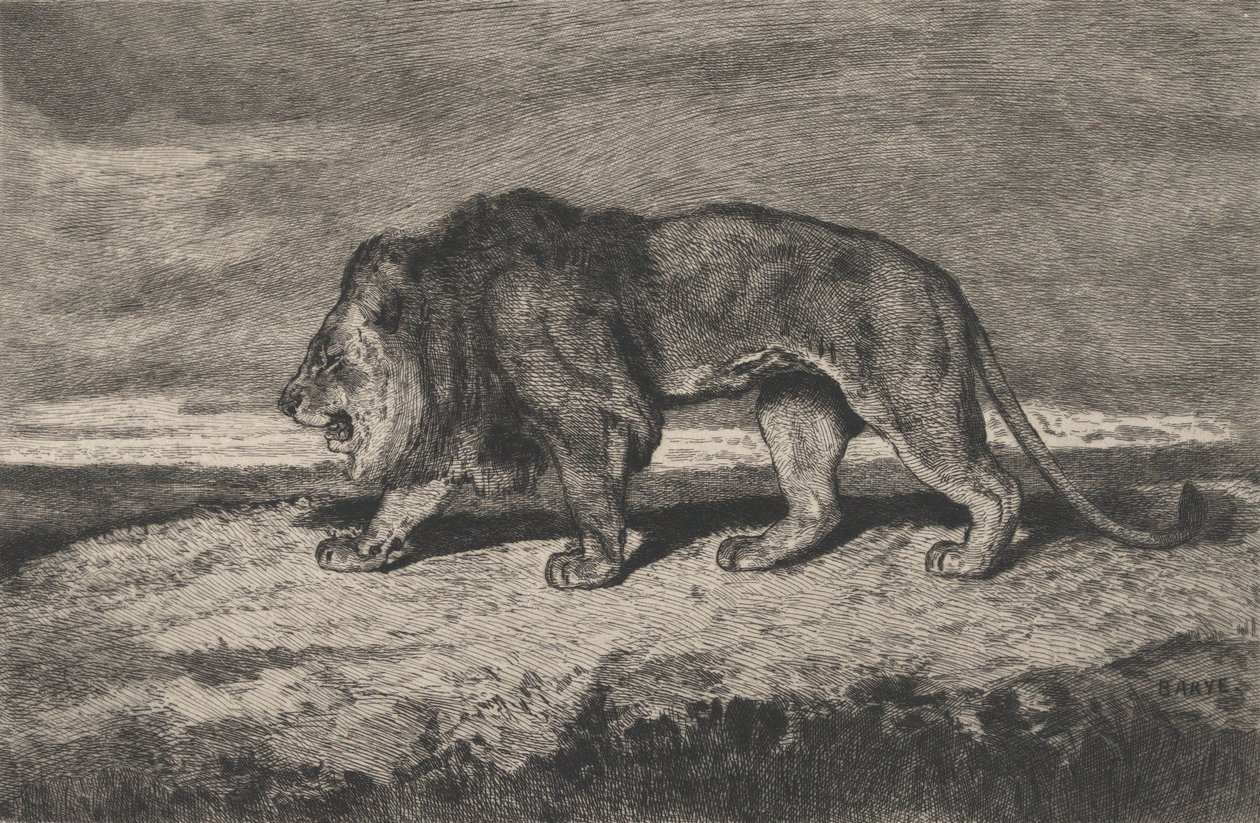 Lion marchant - Charles Courtry