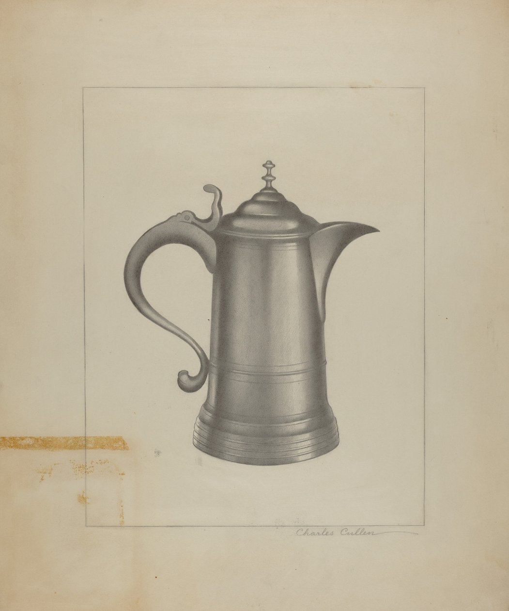 Flacon en étain - Charles Cullen