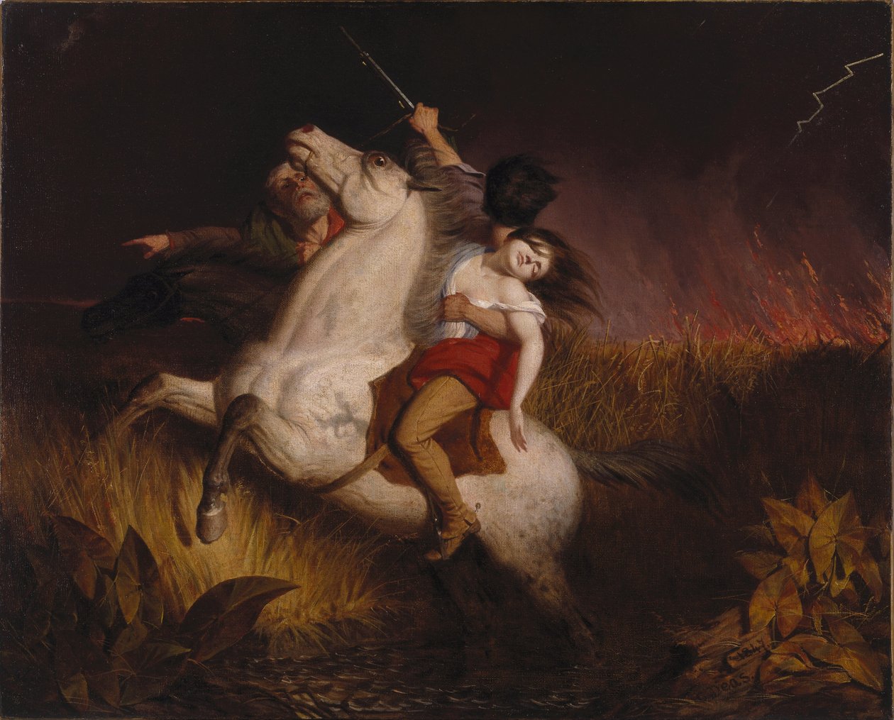 Prairie on Fire - Charles Deas