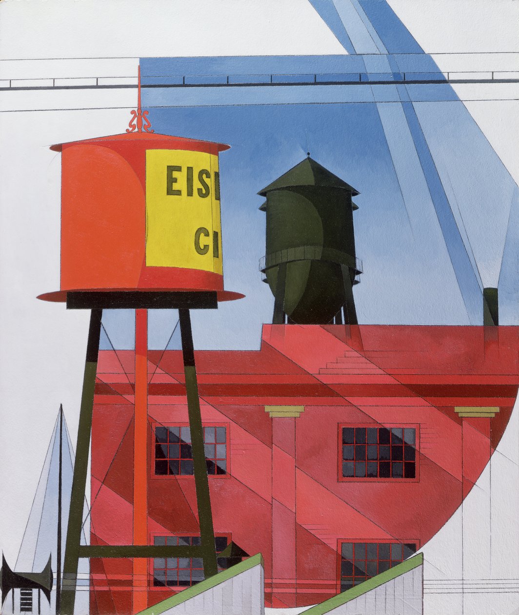 Abstraction de bâtiments, Lancaster, 1931 - Charles Demuth