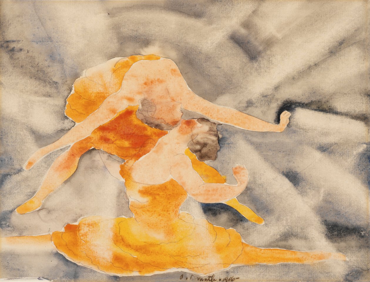 Deux femmes acrobates - Charles Demuth