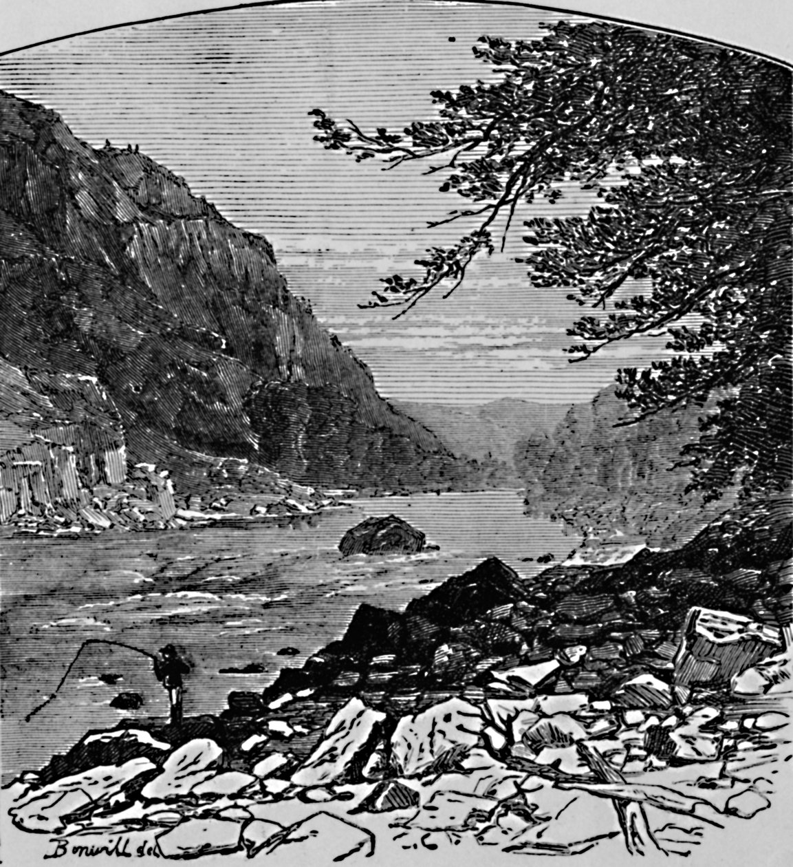 Le Bas Canyon, 1883 - Charles E. H. Bonwill