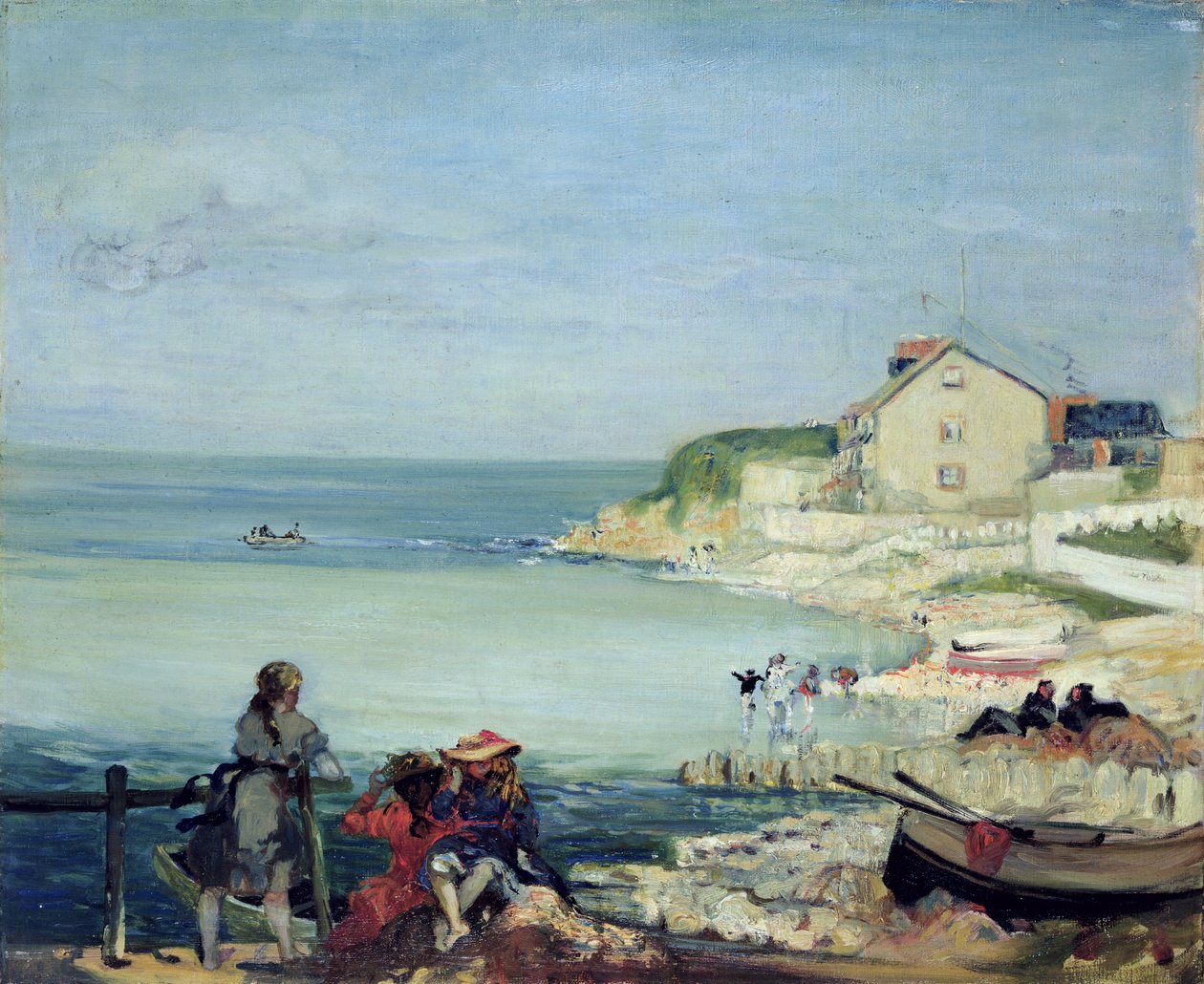 Scène de plage, Swanage - Charles Edward Conder
