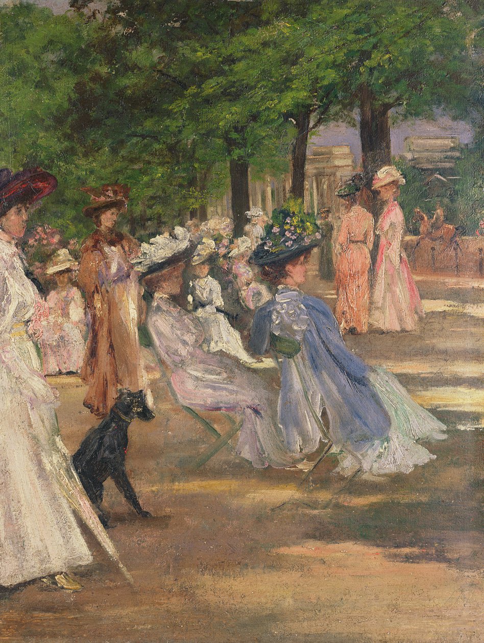 Figures dans Hyde Park - Charles Edward Conder