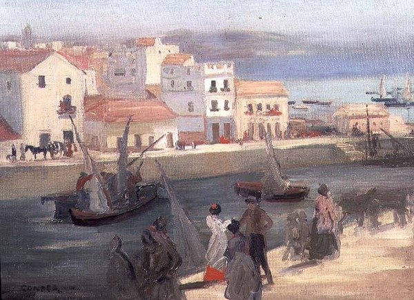 Quai - Charles Edward Conder