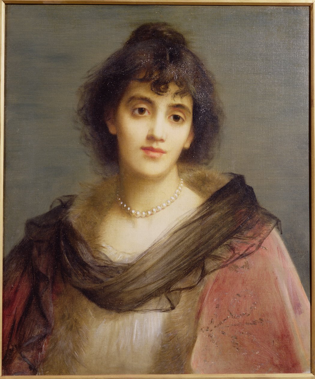Mme Patrick Campbell (1865-1940) - Charles Edward Halle