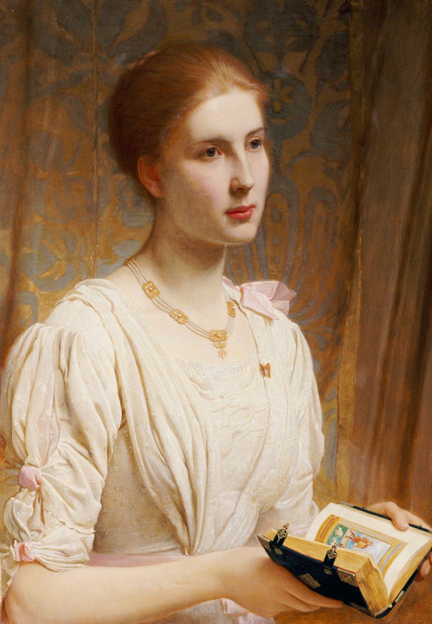 Portrait de Mademoiselle Helen Lindsay - Charles Edward Perugini