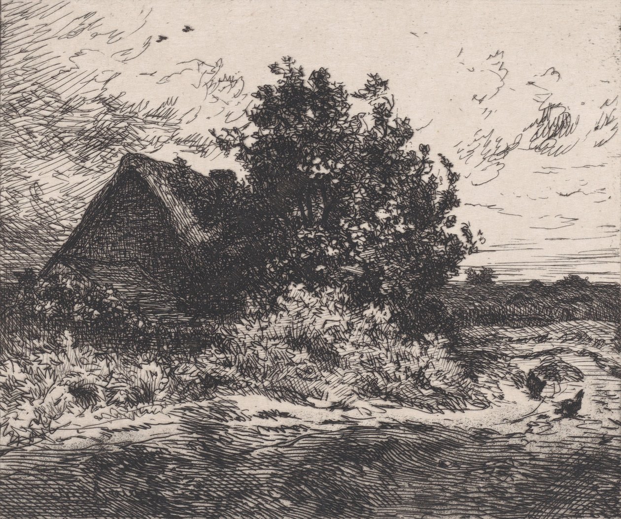 Le Buisson Kercassier, vers 1875-80 - Charles Emile Jacque