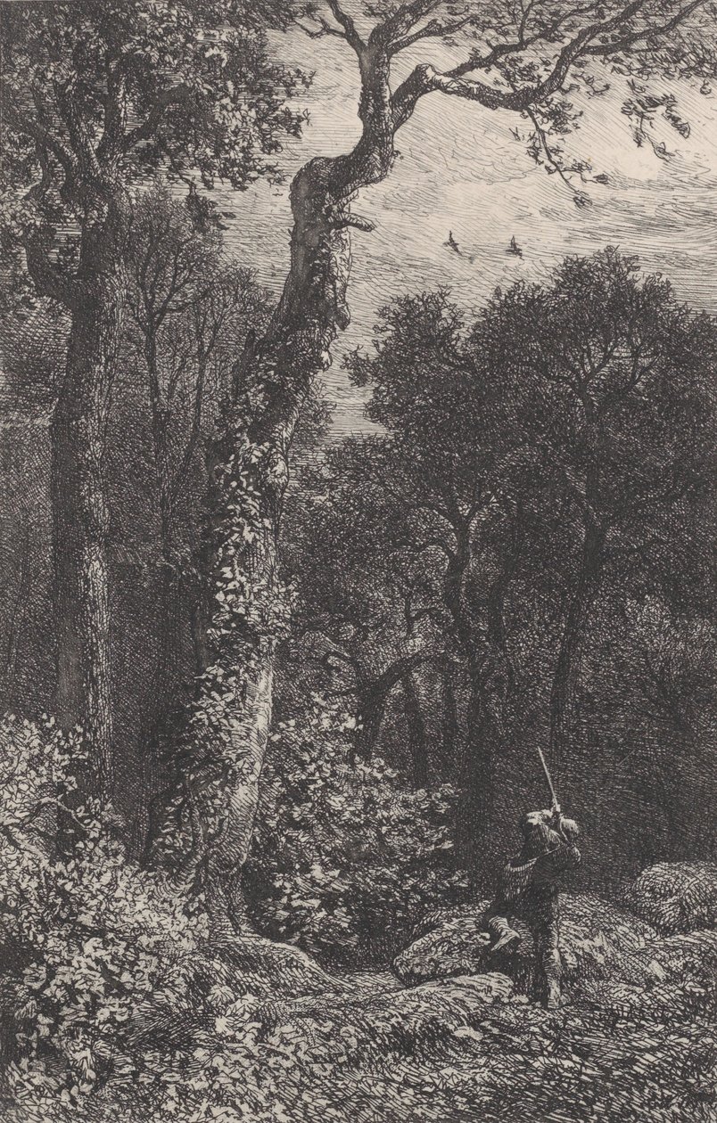 Chasse à la bécasse, 1864 - Charles Emile Jacque