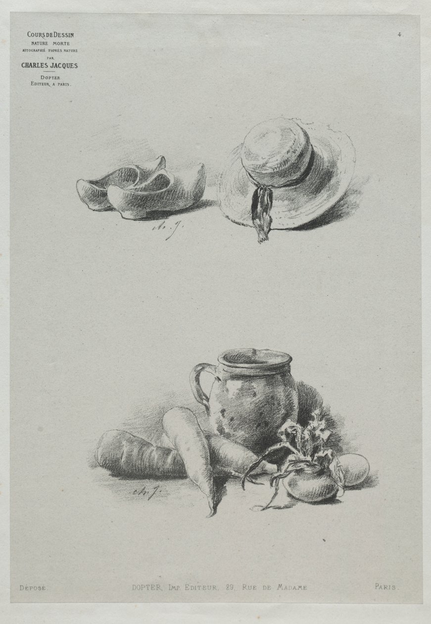 Nature morte - Charles Emile Jacque