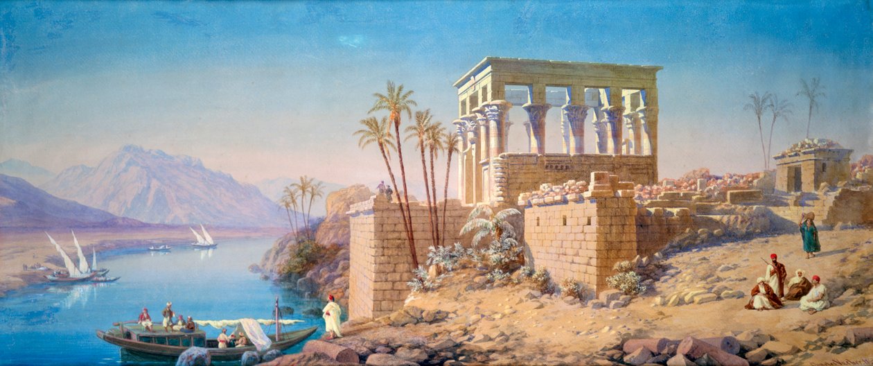 Philae, Égypte - Charles Émile de Tournemine