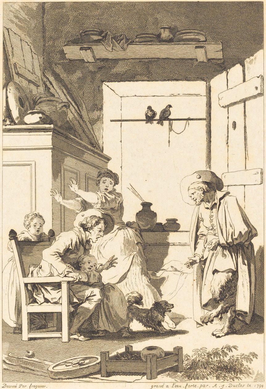 Belphégor - Charles Emmanuel Patas and Antoine Jean Duclos after Jean Honoré Fragonard