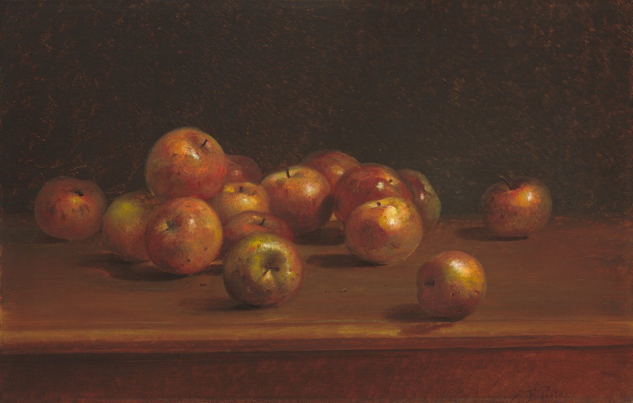 Nature morte avec pommes, 1886 - Charles Ethan Porter